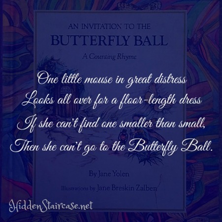 Butterfly Ball Quote Blue